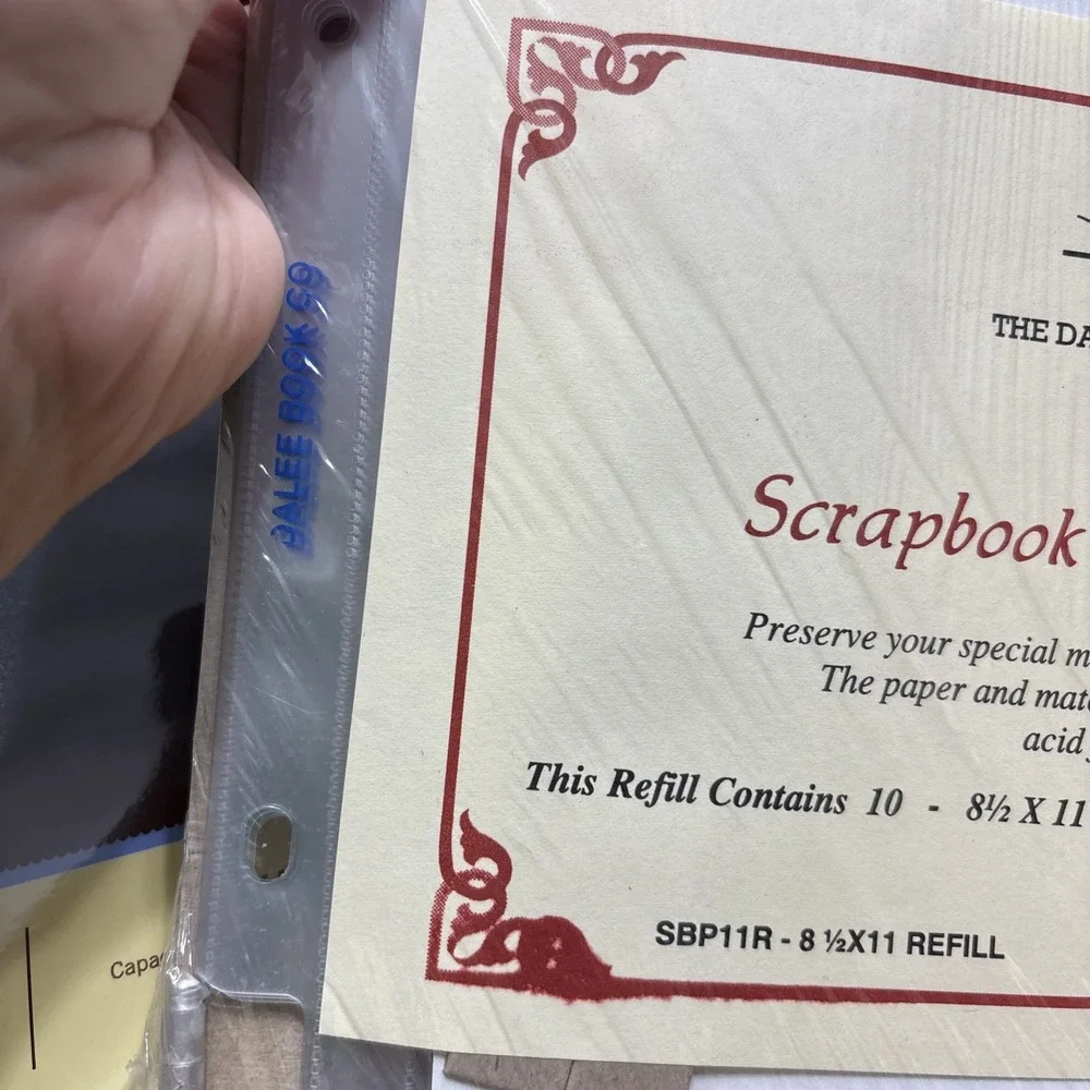 New Dalee‎ Bookbinding Scrapbook Album Refill 8.5x11 Top Loading 10 Pocket Pages